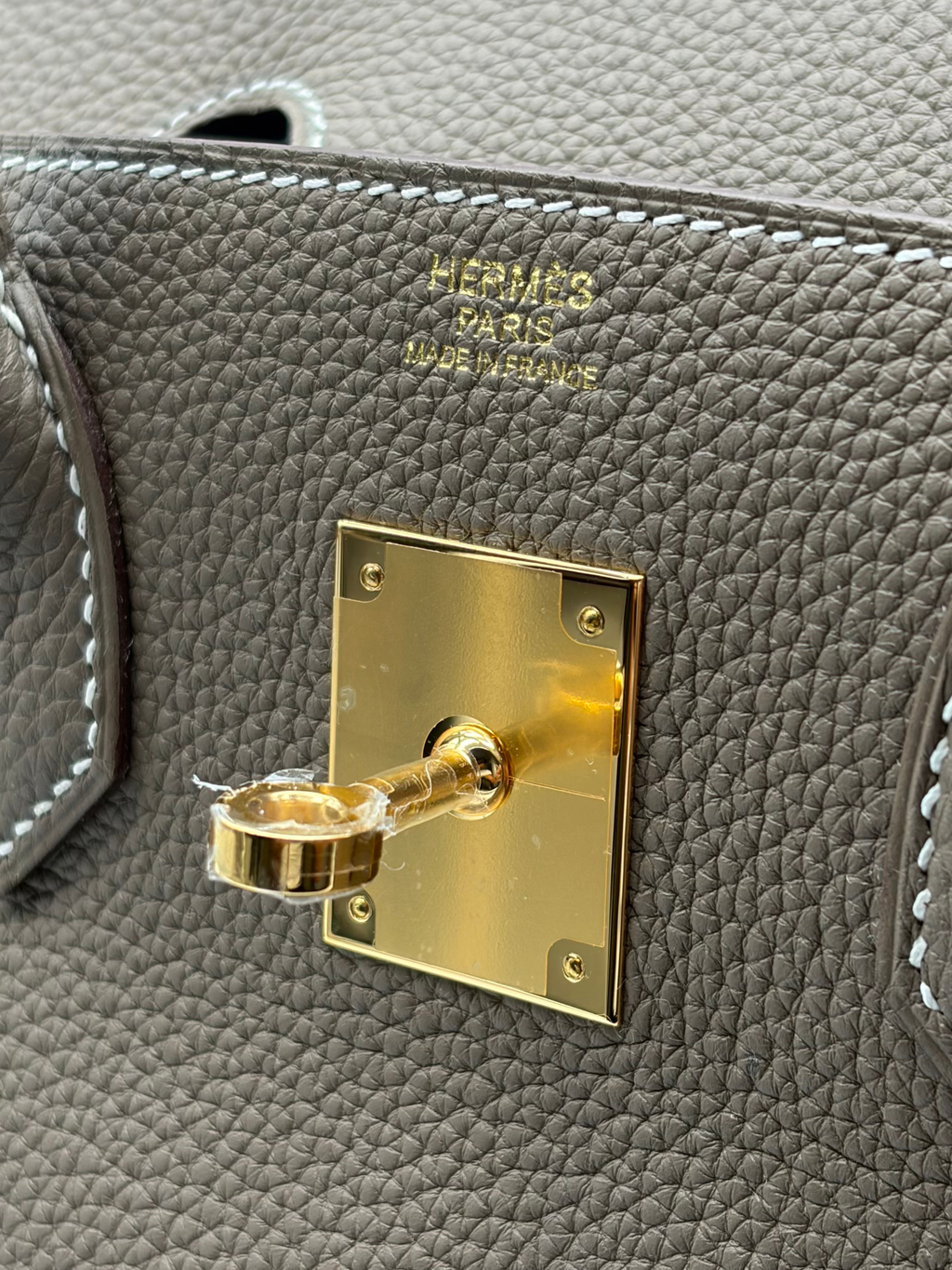 Hermès Birkin 30 Togo Etoupe Gold Hardware