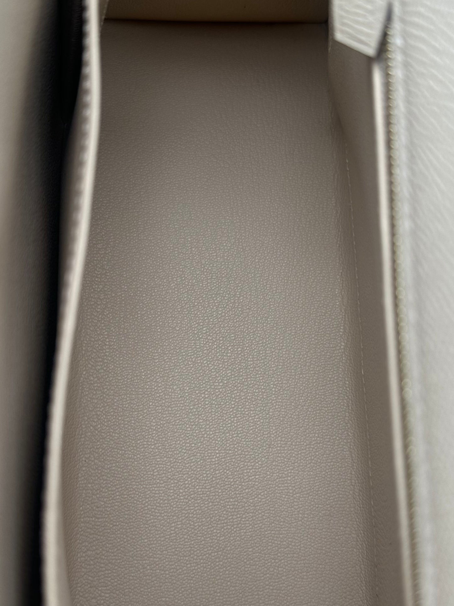 Hermès Kelly 25 Epsom Craie Gold Hardware