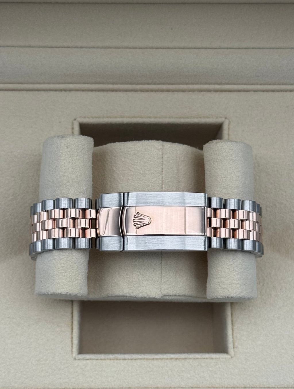 Rolex Datejust 41mm Steel/R. Gold Chocolate Diamonds