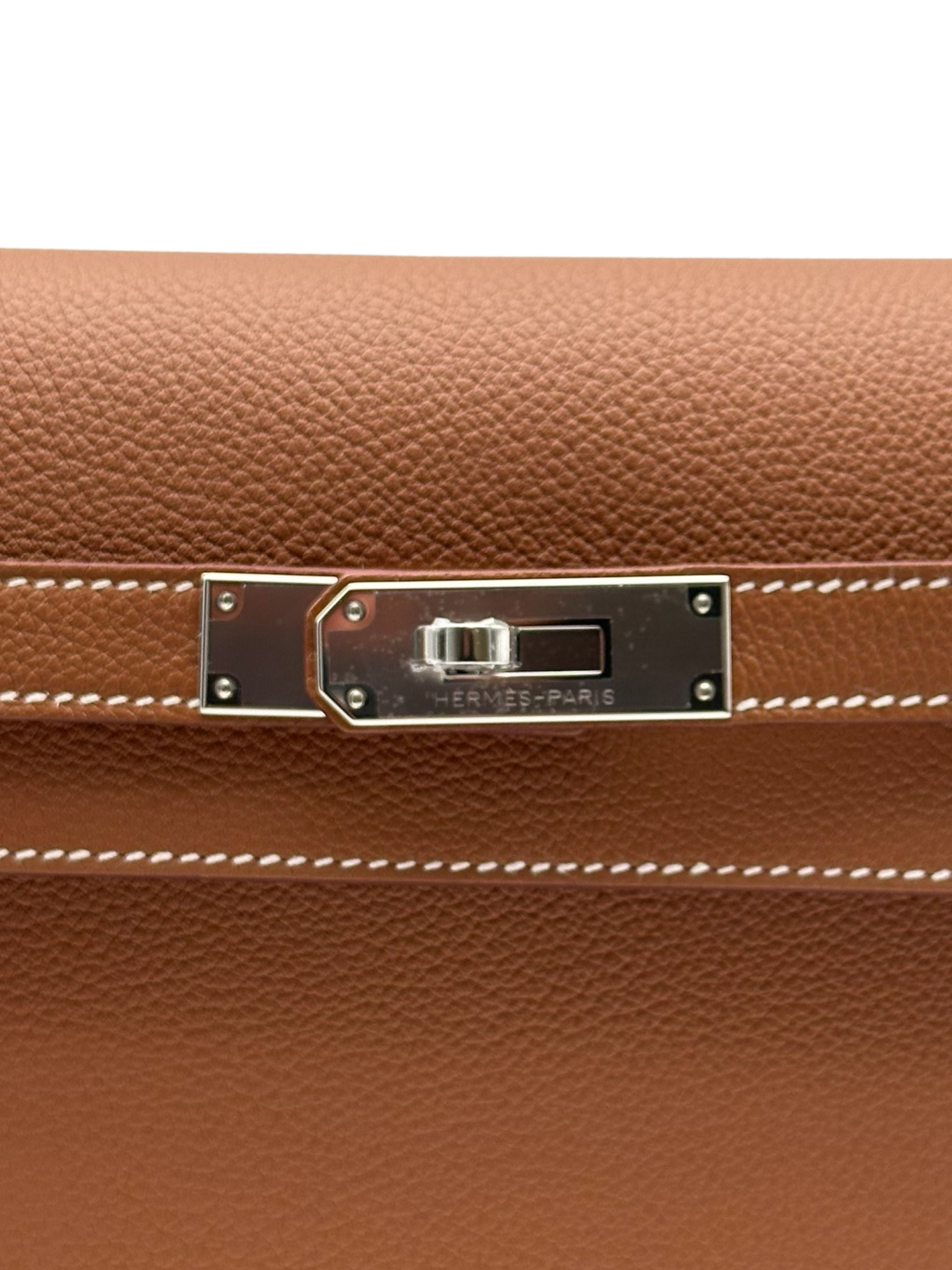 Hermès Kelly Dépêches 25 Togo Gold