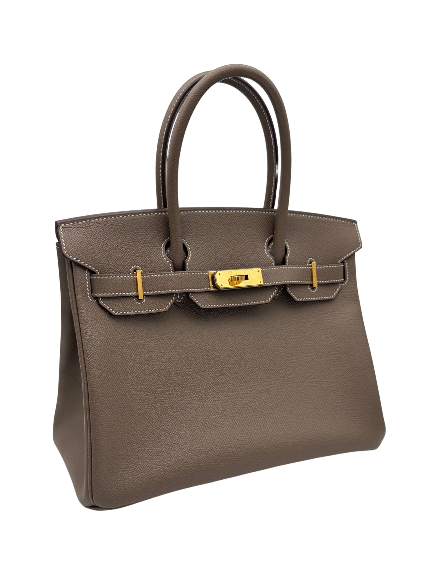 Hermès Birkin 30 Epsom Etoupe Gold Hardware