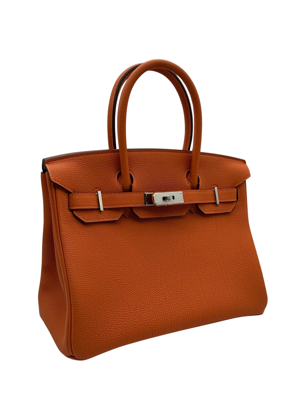 Hermès Birkin 30 Togo Orange Palladium Hardware