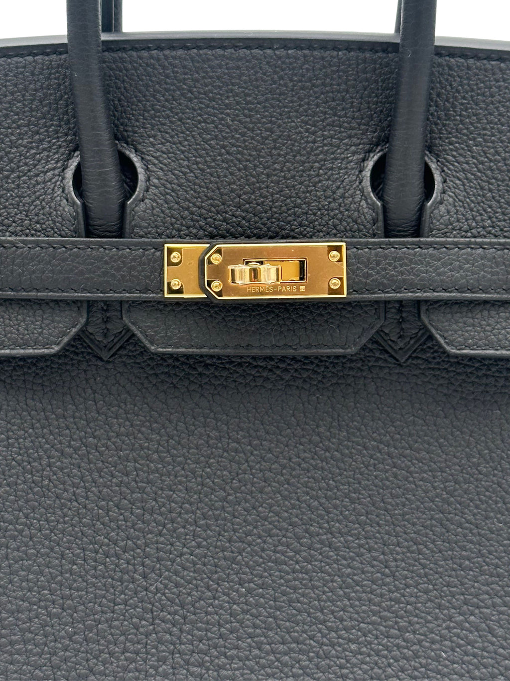 Hermès Birkin 25 Togo Black Gold Hardware