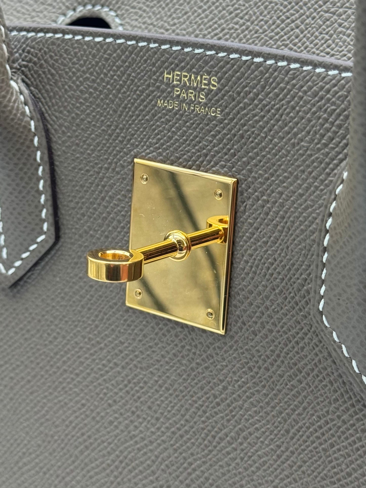 Hermès Birkin 30 Epsom Etoupe Gold Hardware