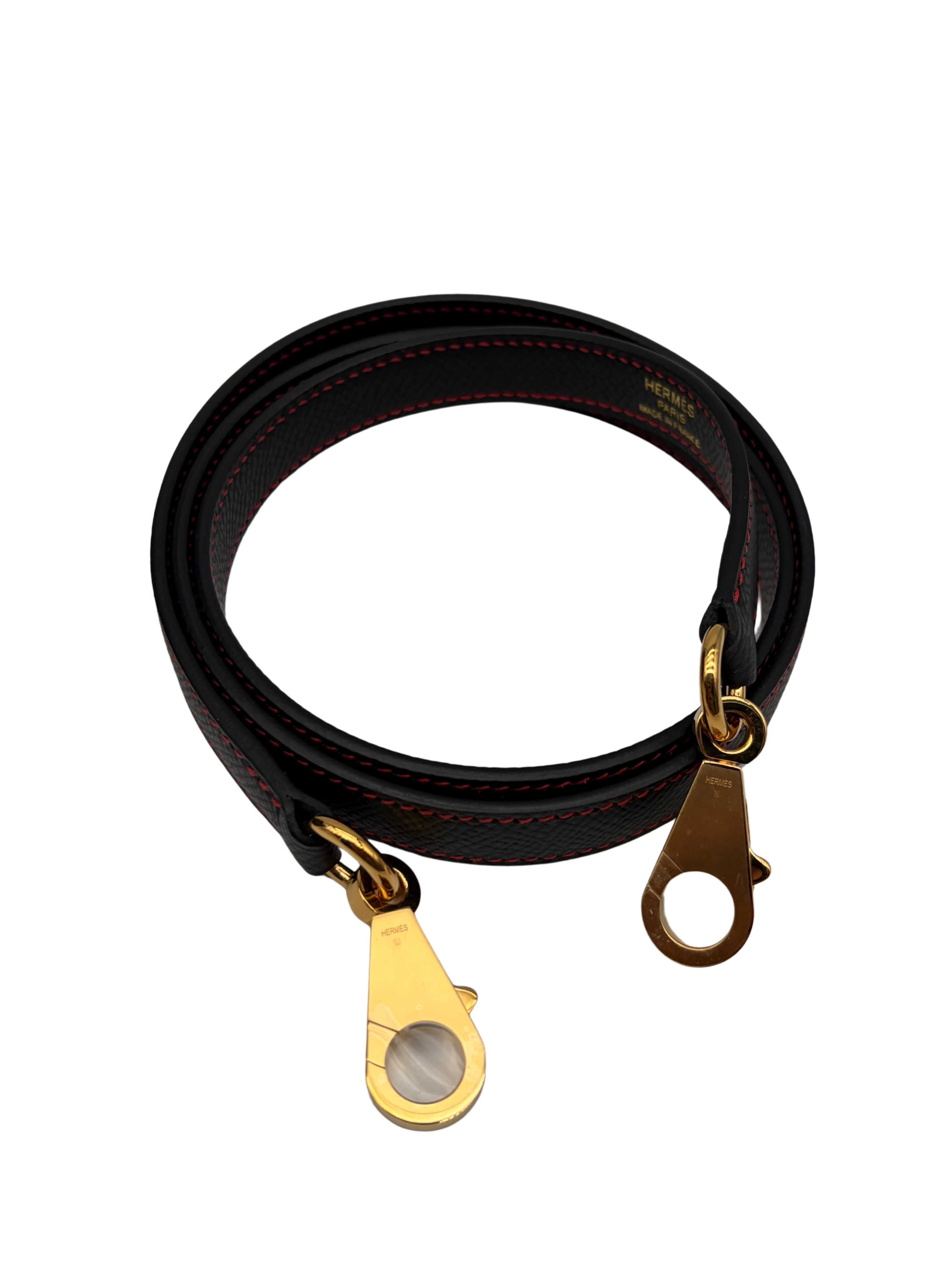 Hermès Kelly 25 HSS Epsom Black/Rouge De Coeur