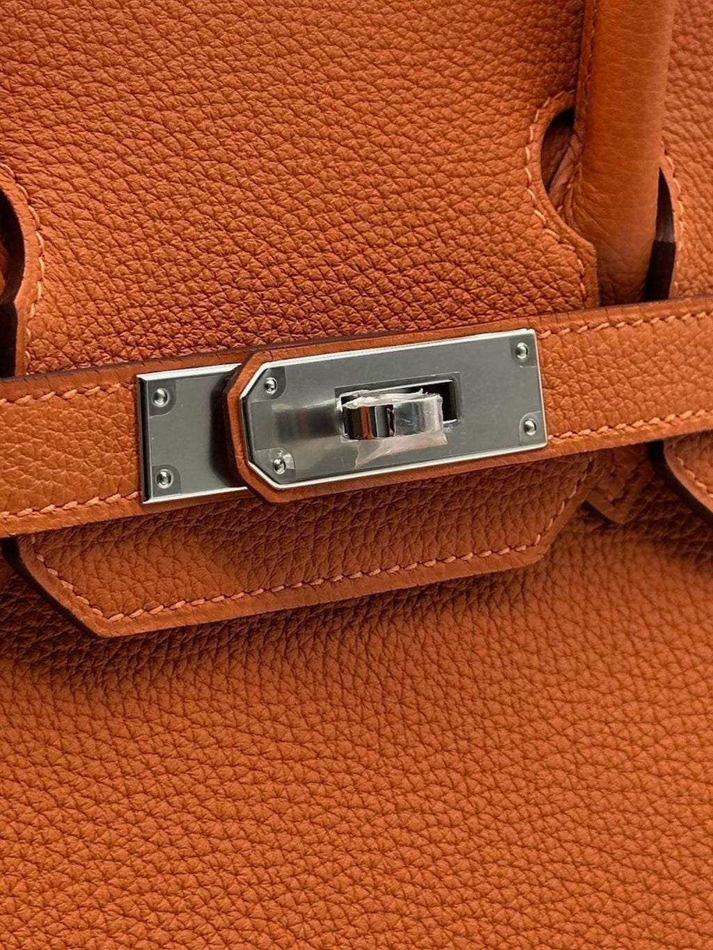Hermès Birkin 30 Togo Orange Palladium Hardware