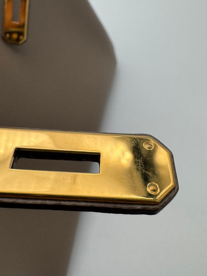 Hermès Birkin 30 Epsom Etoupe Gold Hardware