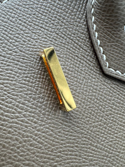 Hermès Birkin 30 Epsom Etoupe Gold Hardware