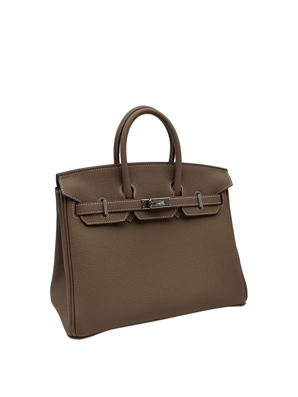 Hermès Birkin 25 Togo Etoupe Palladium Hardware