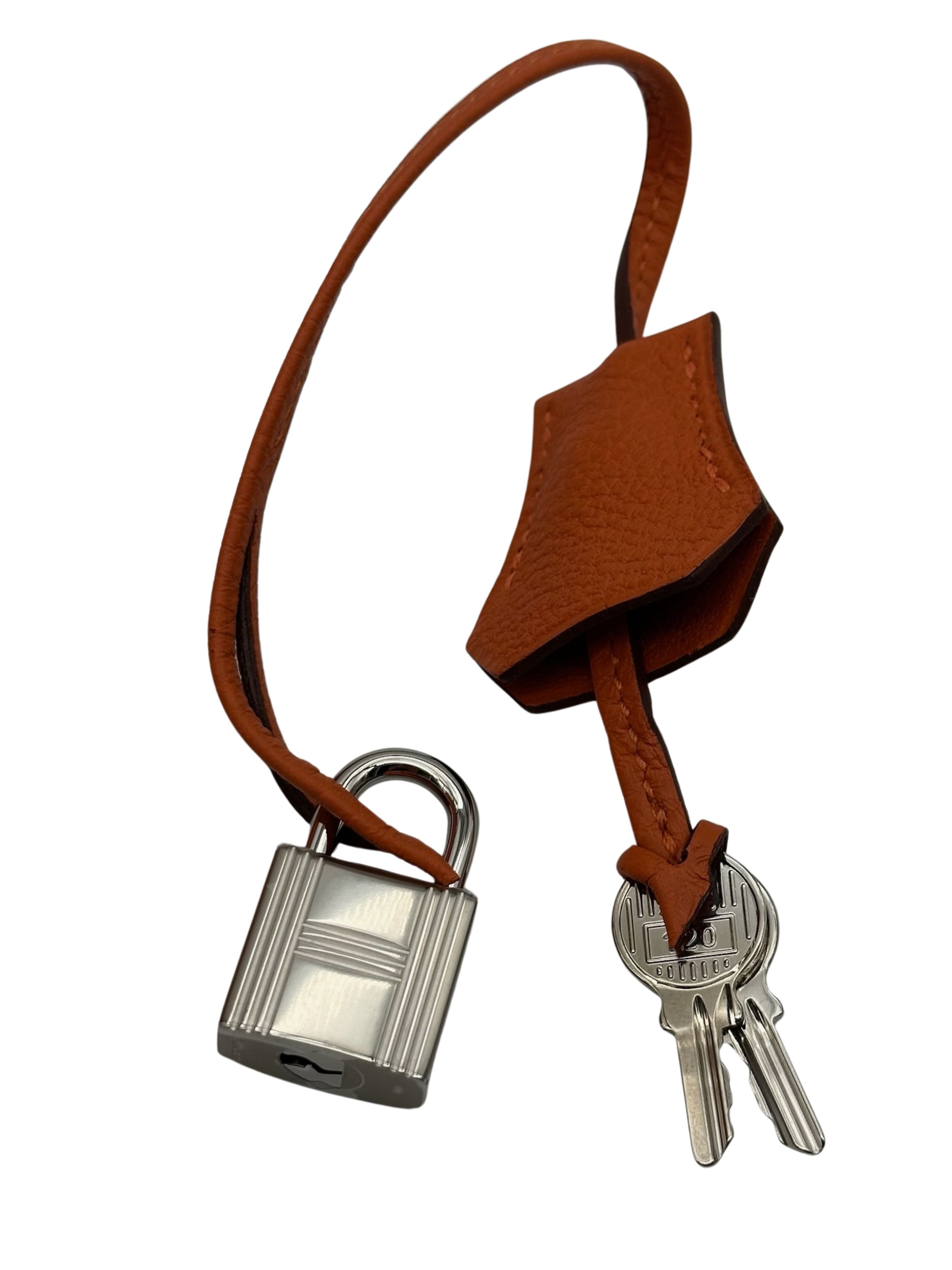 Hermès Birkin 30 Togo Orange Palladium Hardware