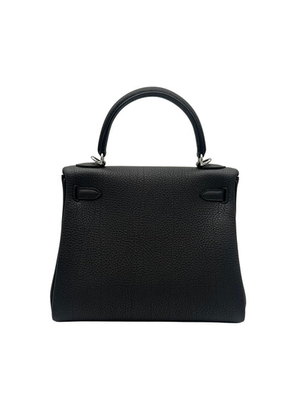 Hermès Kelly 25 Togo Black Palladium Hardware