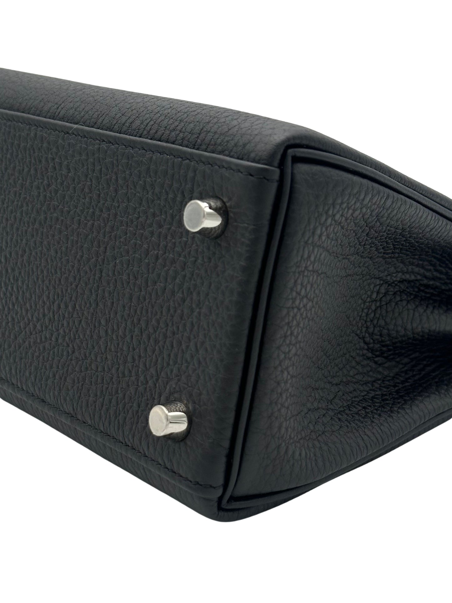 Hermès Kelly 25 Togo Black Palladium Hardware
