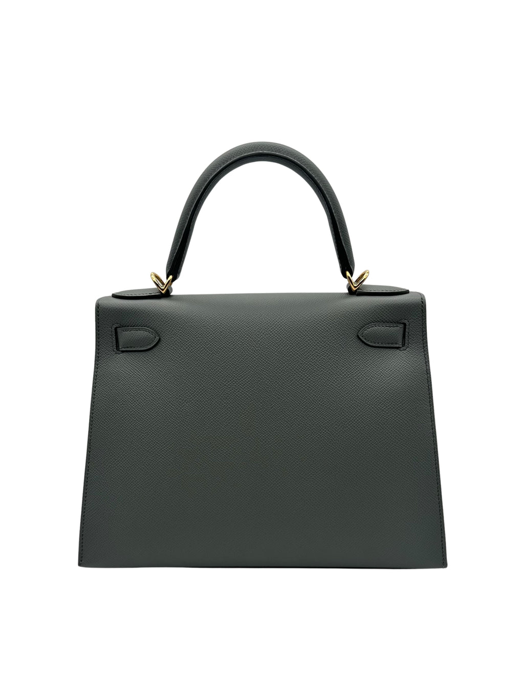 Hermès Kelly 28 Epsom Verde Almendra Herraje Dorado