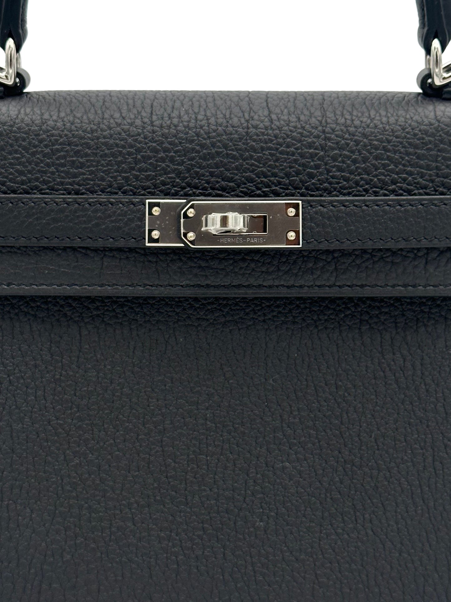 Hermès Kelly 25 Togo Black Palladium Hardware
