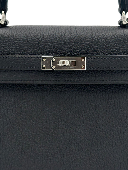 Hermès Kelly 25 Togo Black Palladium Hardware