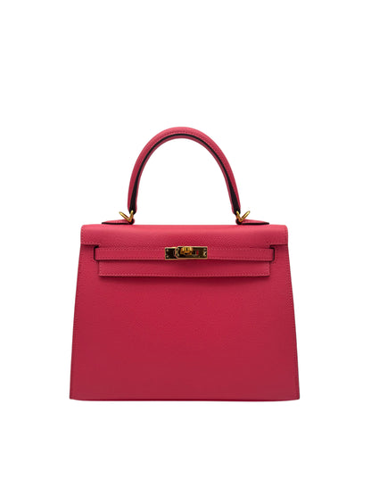 Hermès Kelly 25 Epsom Rose Azalee