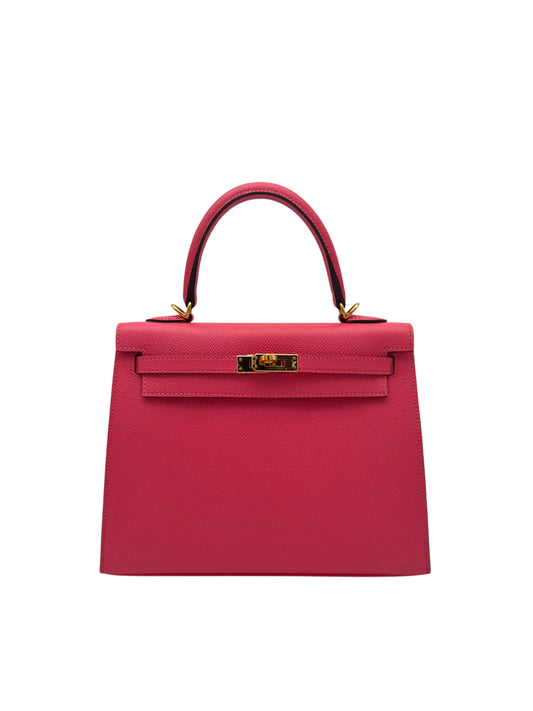 Hermès Kelly 25 Epsom Rose Azalee