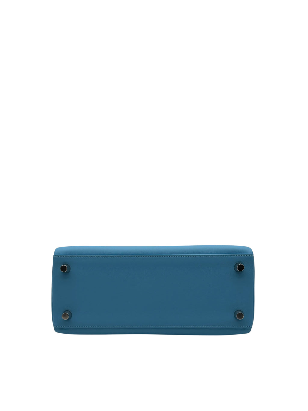 Hermès Kelly 25 Swift Celeste con herrajes de paladio