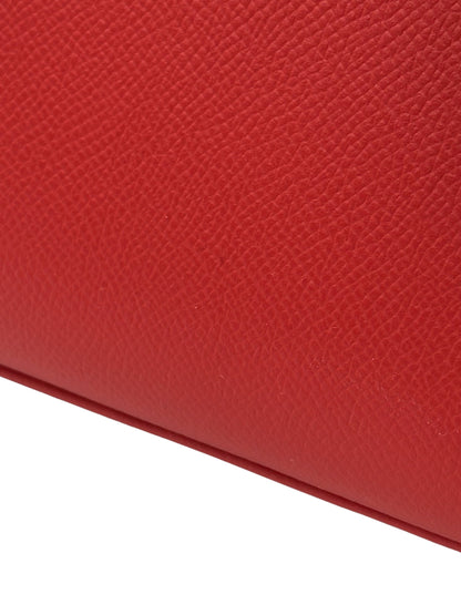 Hermès Kelly 25 HSS Epsom Rouge de Coeur / Blue Royal