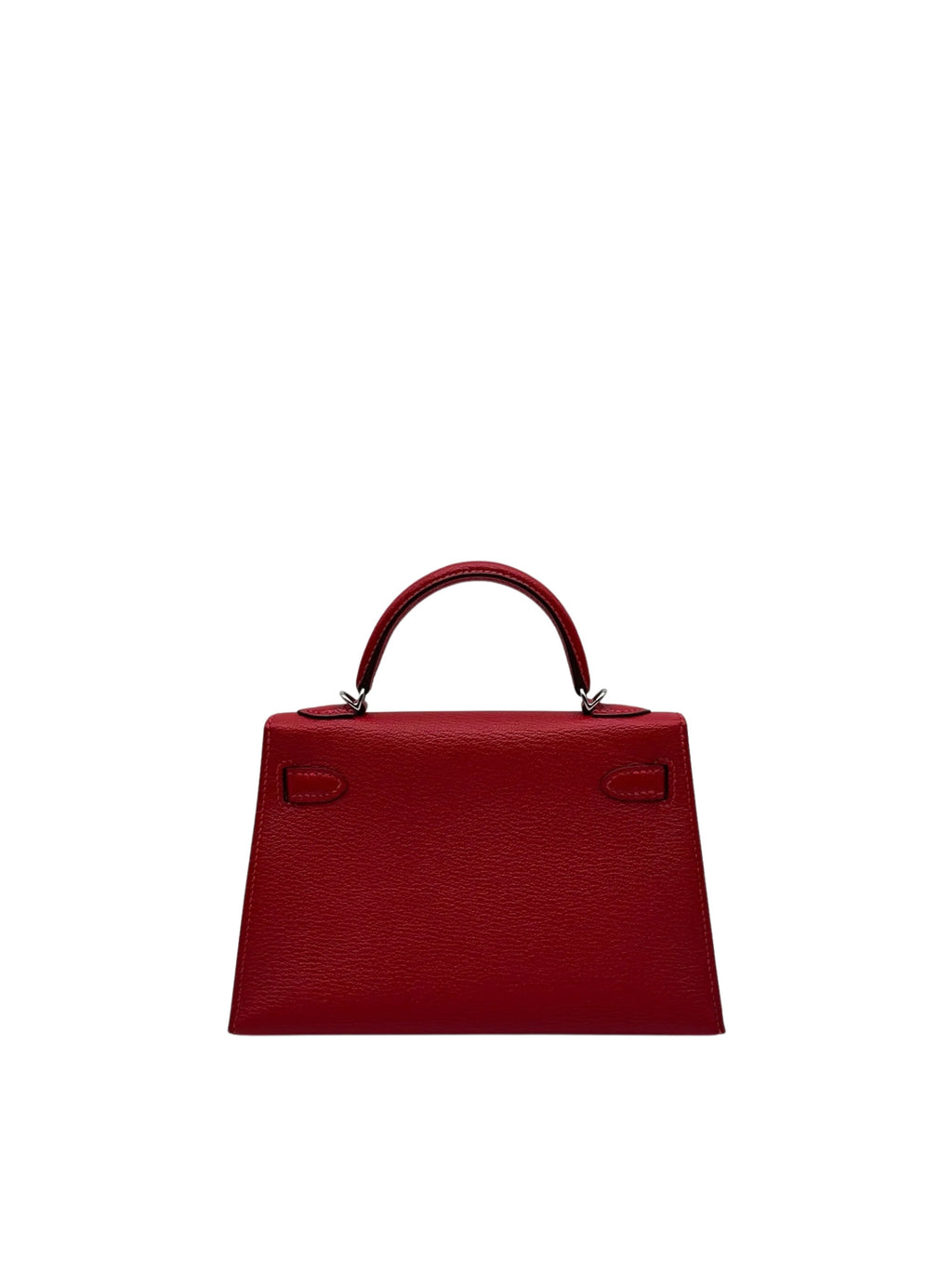 Hermès Kelly Mini Chèvre Rouge Casaque/Pink Palladium Hardware