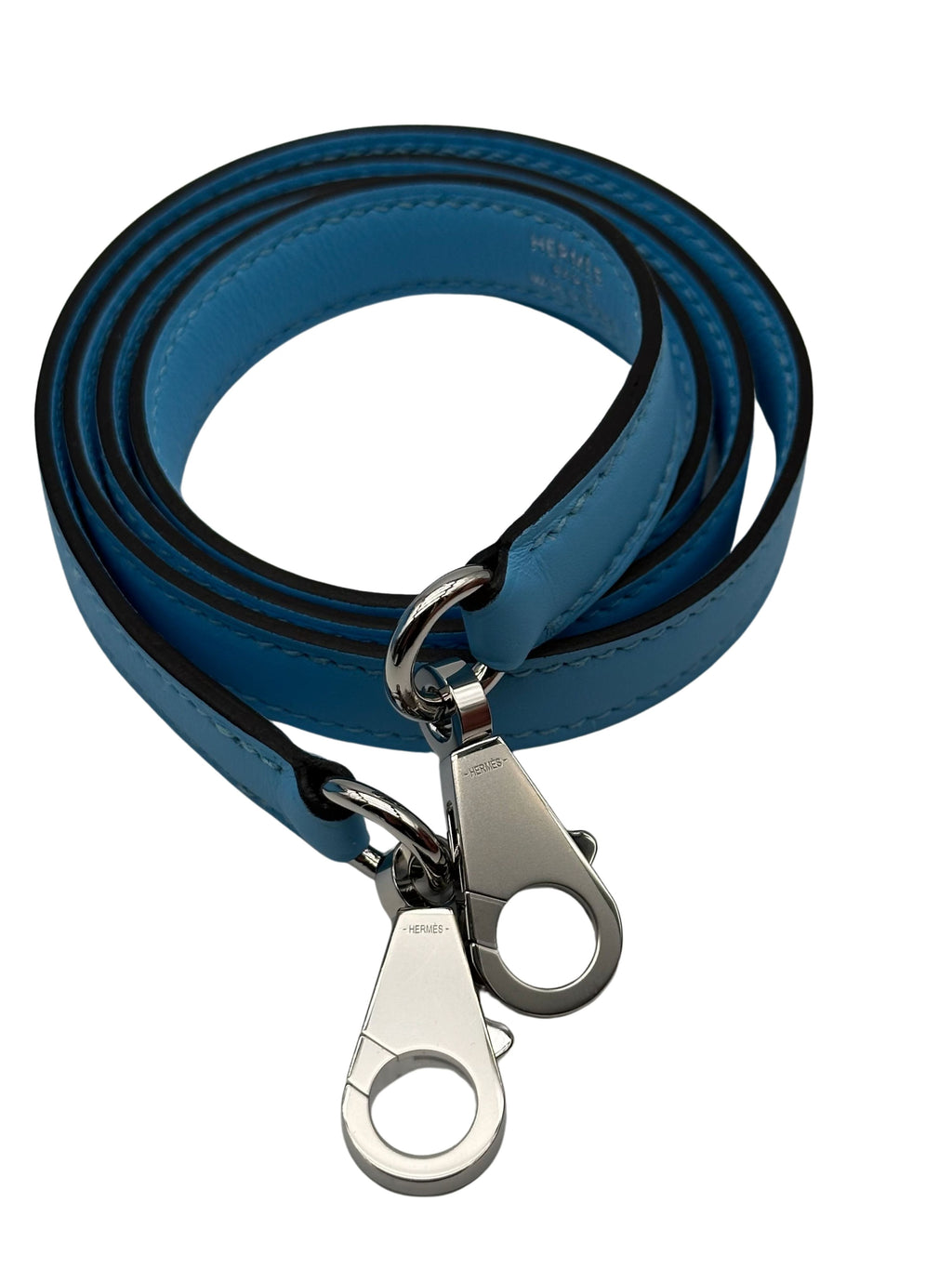 Hermès Kelly 25 Swift Celeste con herrajes de paladio