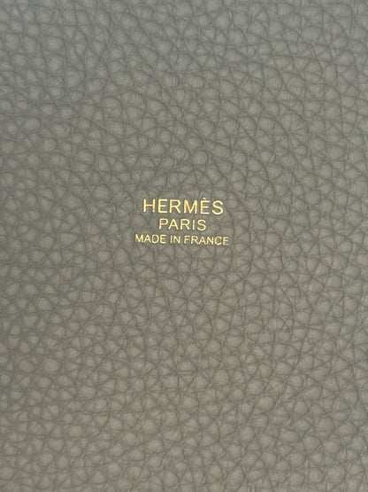 Hermès Picotin 18 Clemence Etoupe Gold Hardware