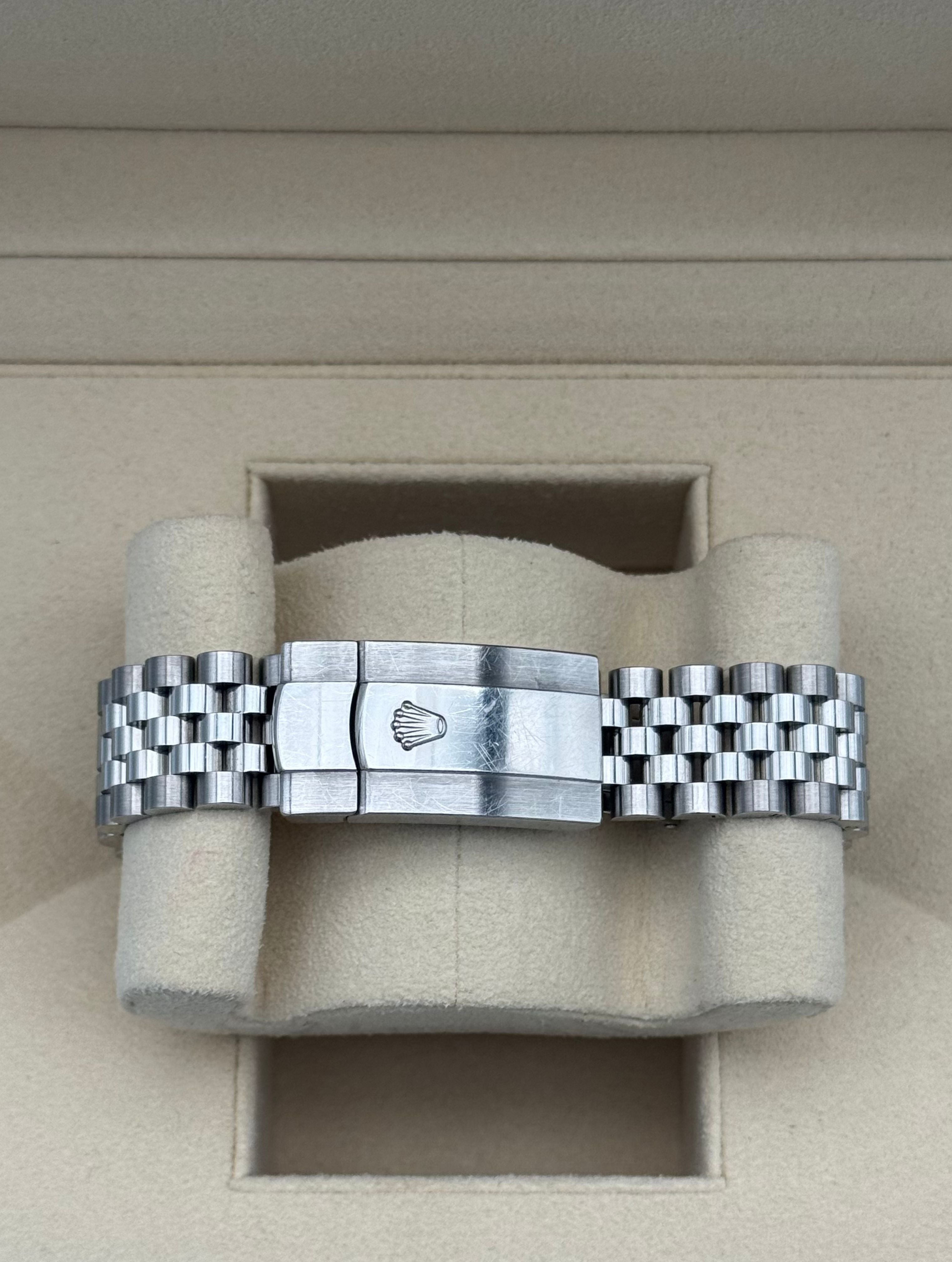 Rolex Datejust 36mm Steel Blue Diamonds Dial