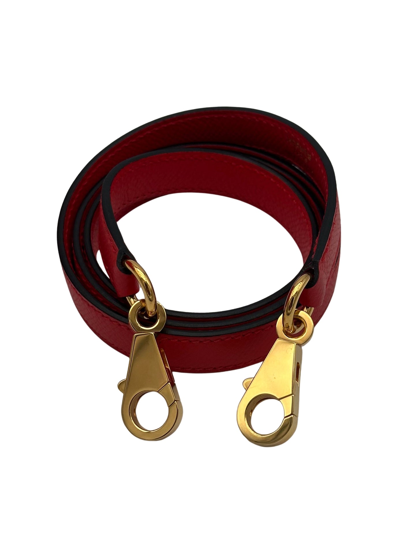 Hermès Kelly 25 HSS Epsom Rouge de Coeur / Blue Royal