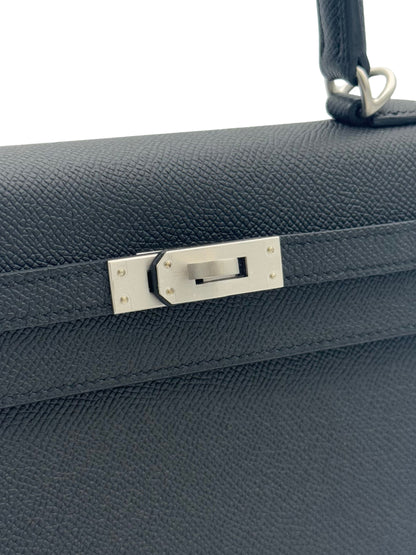Hermès Kelly 25 HSS Epsom Black / Caban