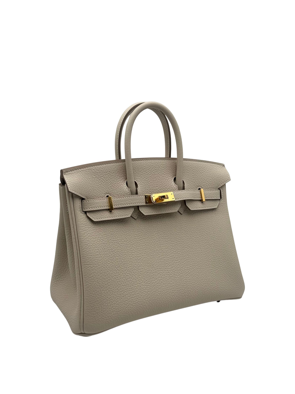 Hermès Birkin 25 Togo Craie Herrajes dorados
