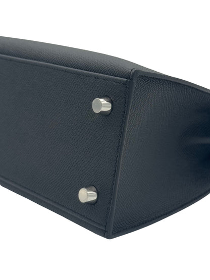 Hermès Kelly 25 HSS Epsom Black / Caban