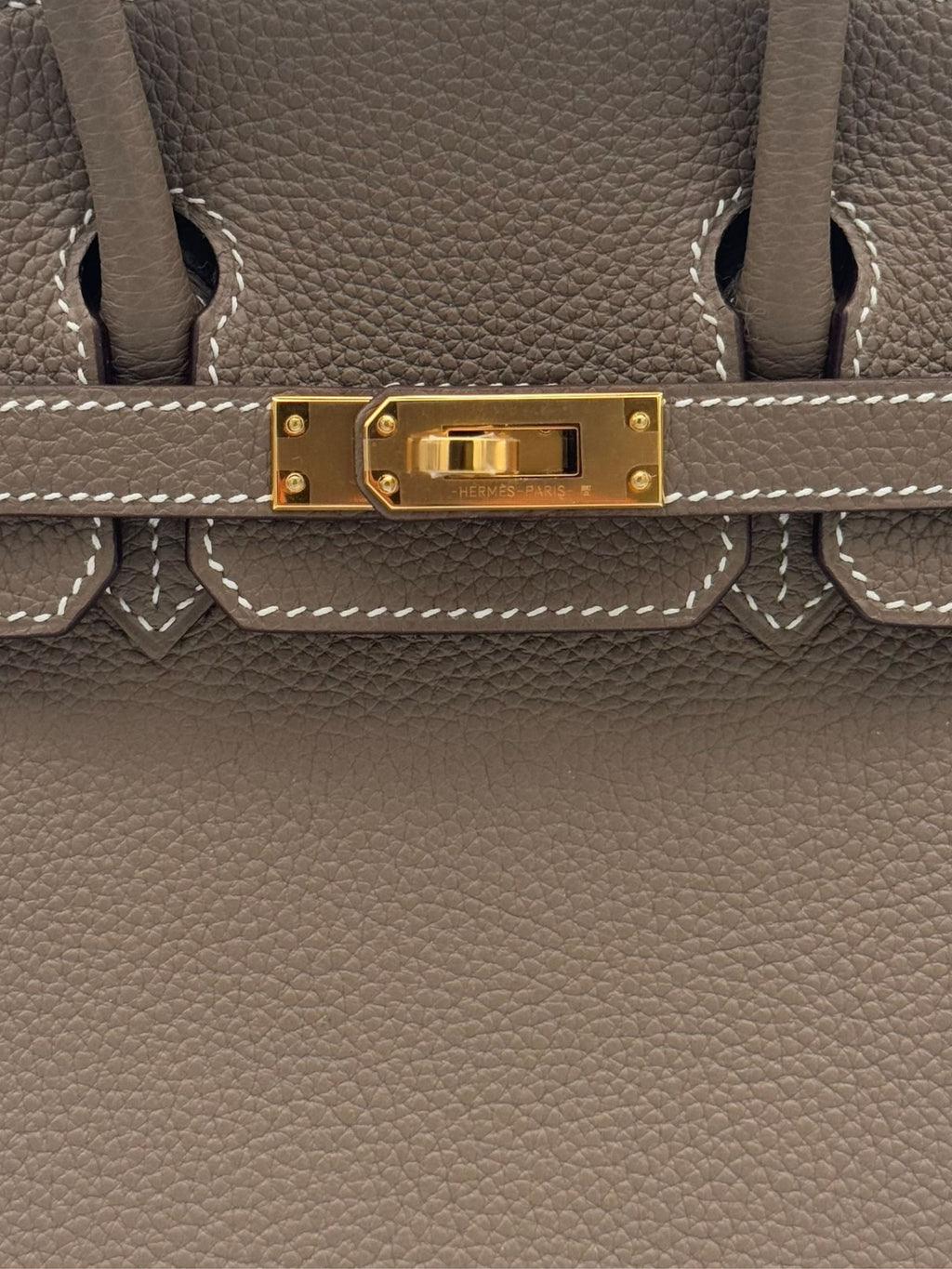 Hermès Birkin 25 Togo Etoupe Gold Hardware