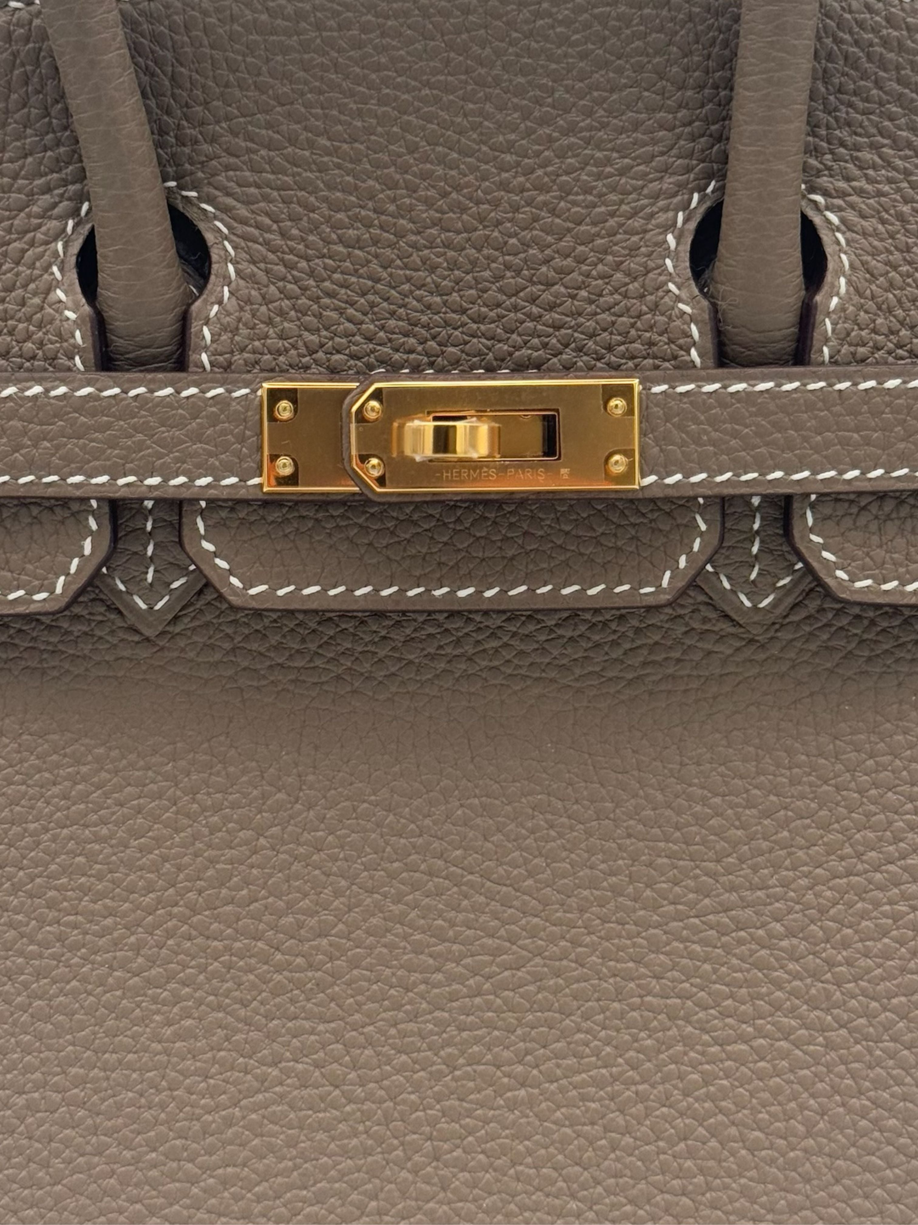 Hermès Birkin 25 Togo Etoupe Gold Hardware