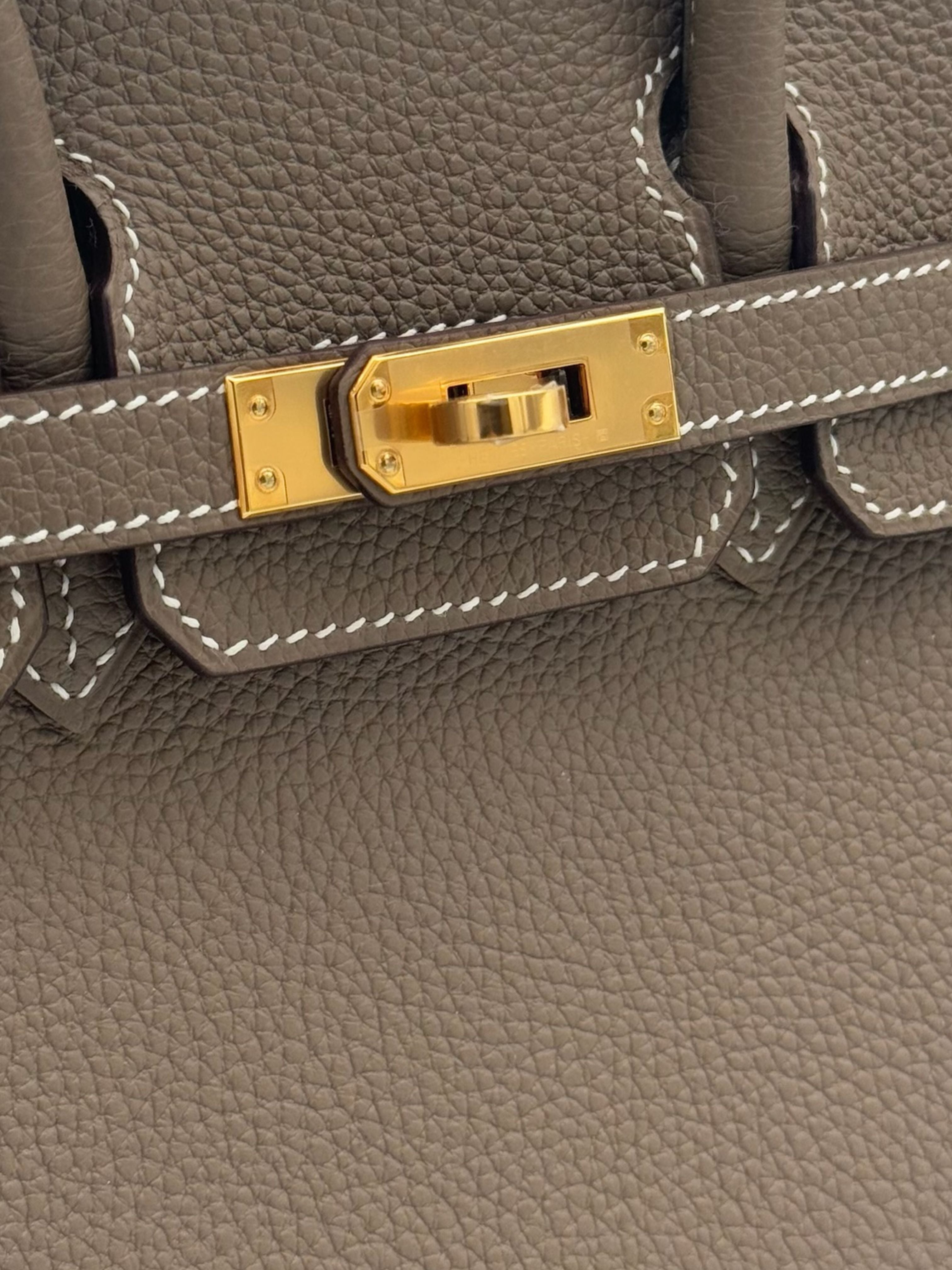 Hermès Birkin 25 Togo Etoupe Gold Hardware