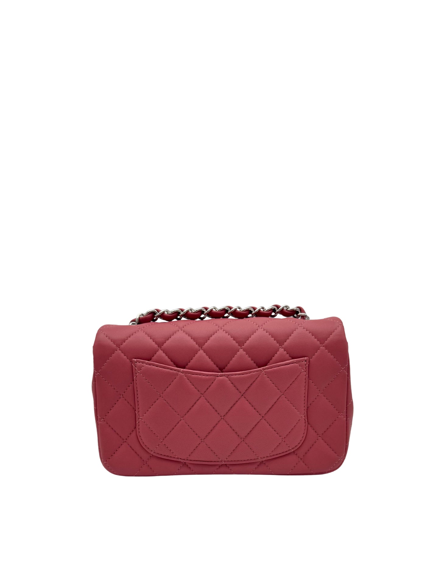 Chanel Classic Mini Rectangle Pink Lambskin