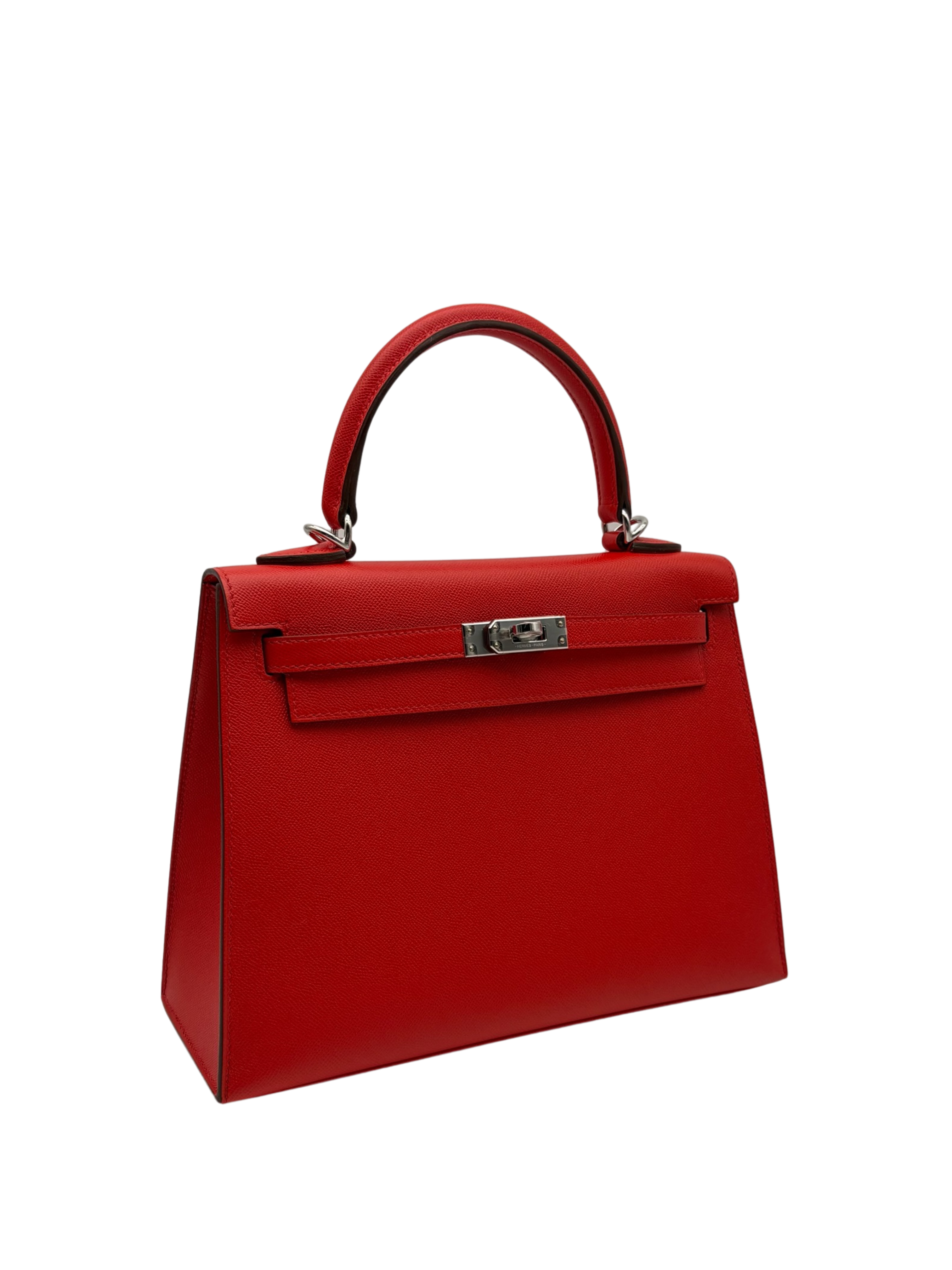 Hermès Kelly 25 Madame Rouge de Coeur Palladium Hardware