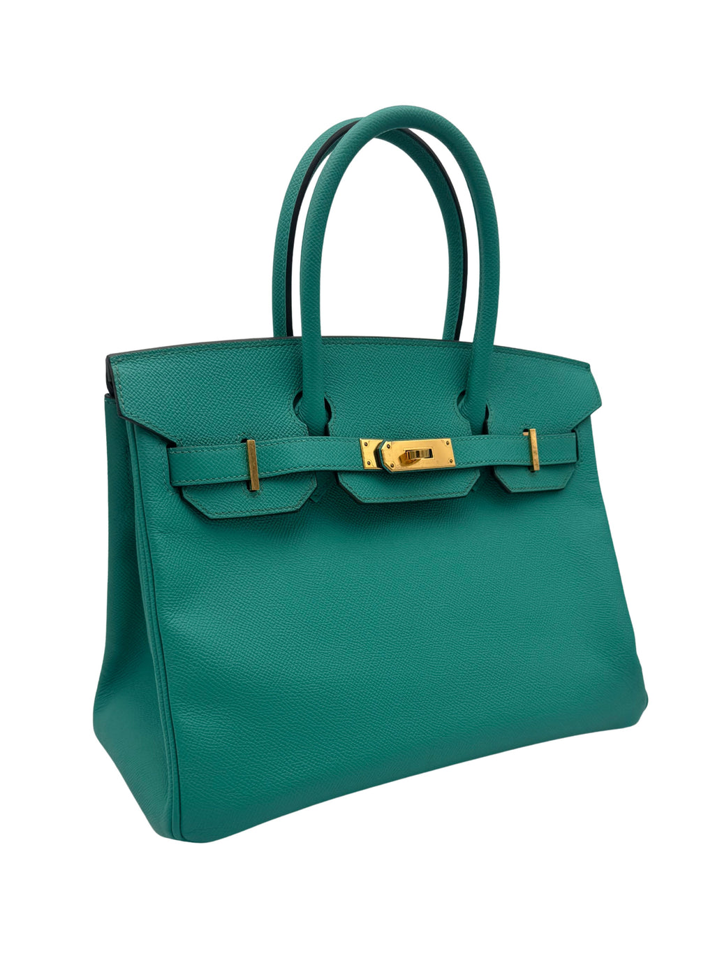 Hermès Birkin 30 Epsom Vert Verone Gold Hardware