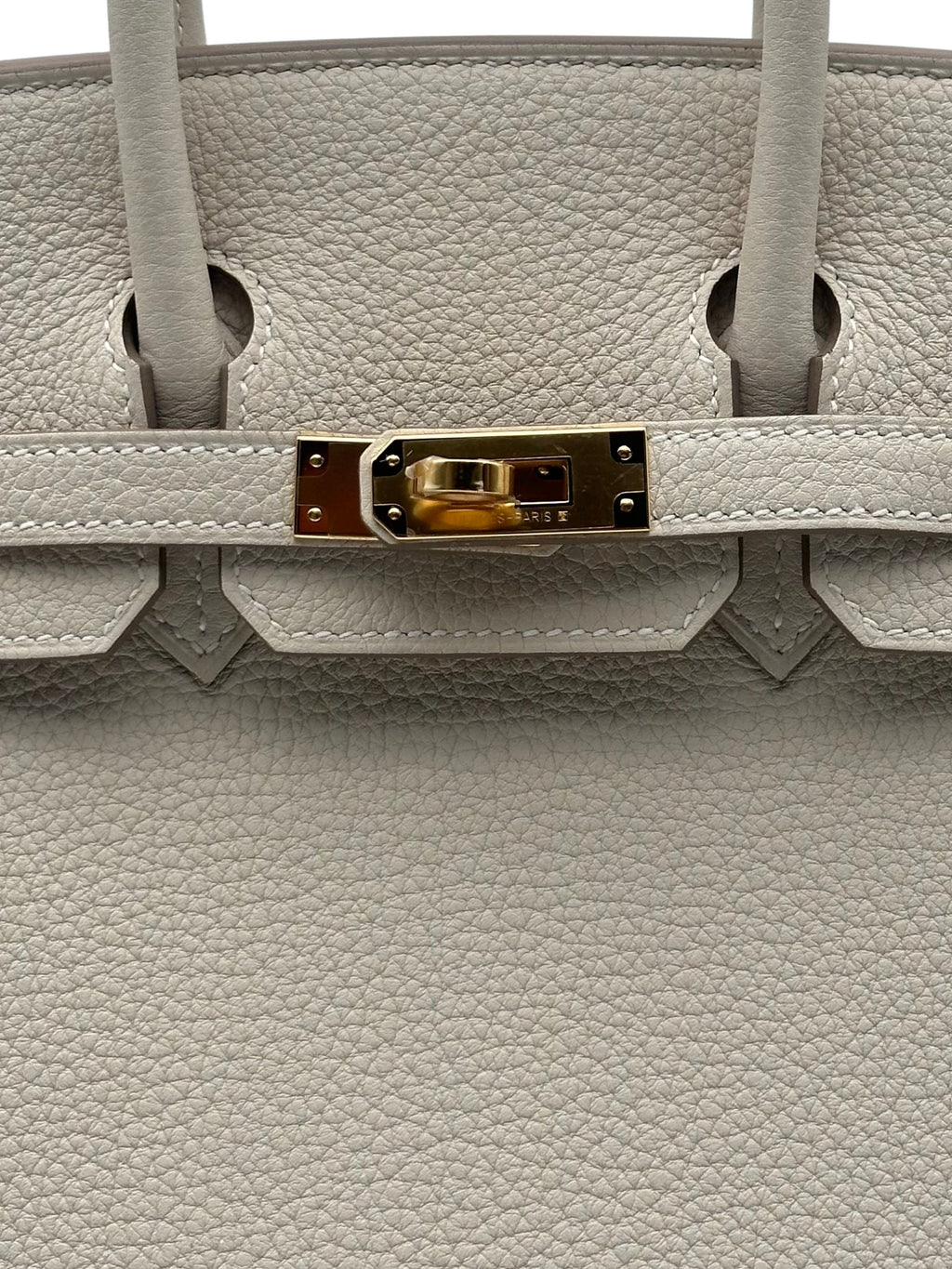 Hermès Birkin 25 Togo Craie Herrajes dorados