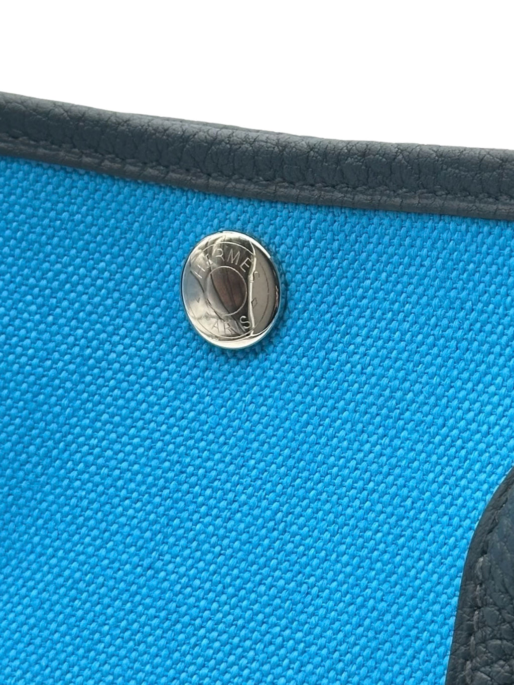 Hermès Garden Party 30 Toile Militaire / Negonda Blue Riviera