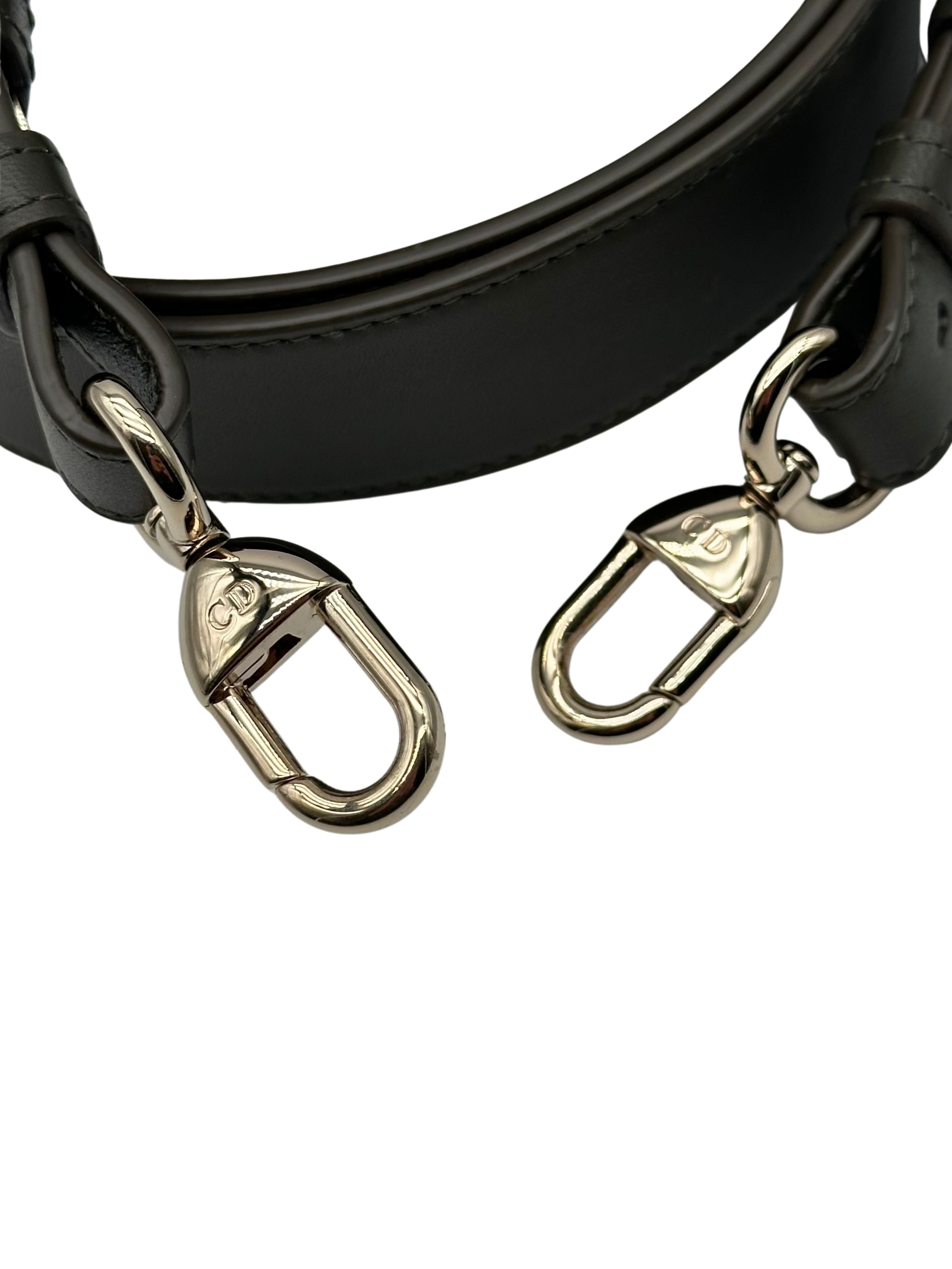 Dior Lady Small Lambskin Dark Green Gold Hardware