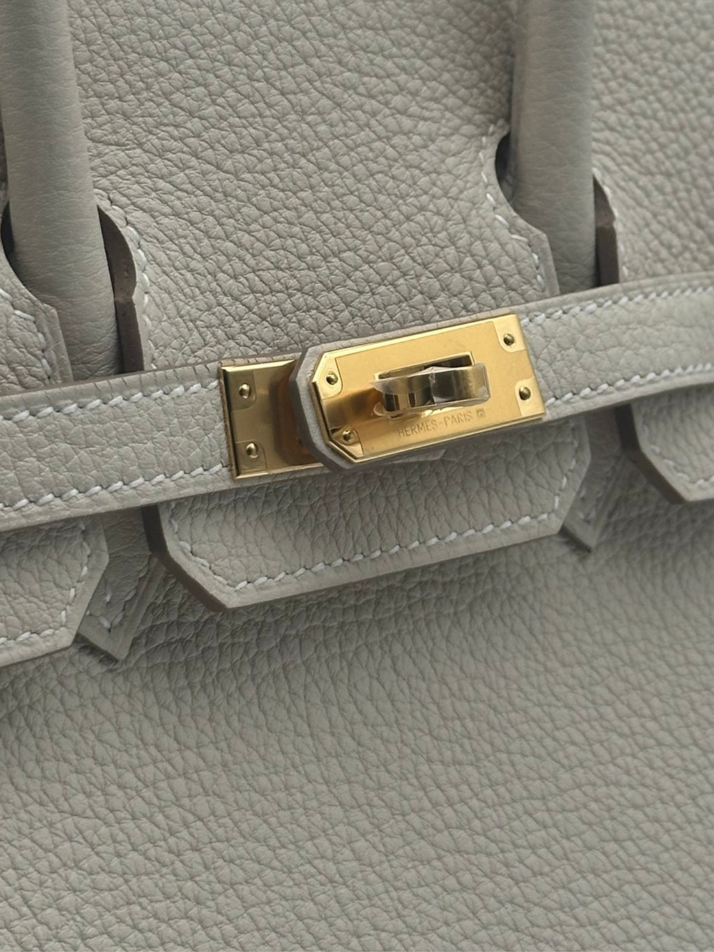 Hermès Birkin 25 Togo Craie Herrajes dorados