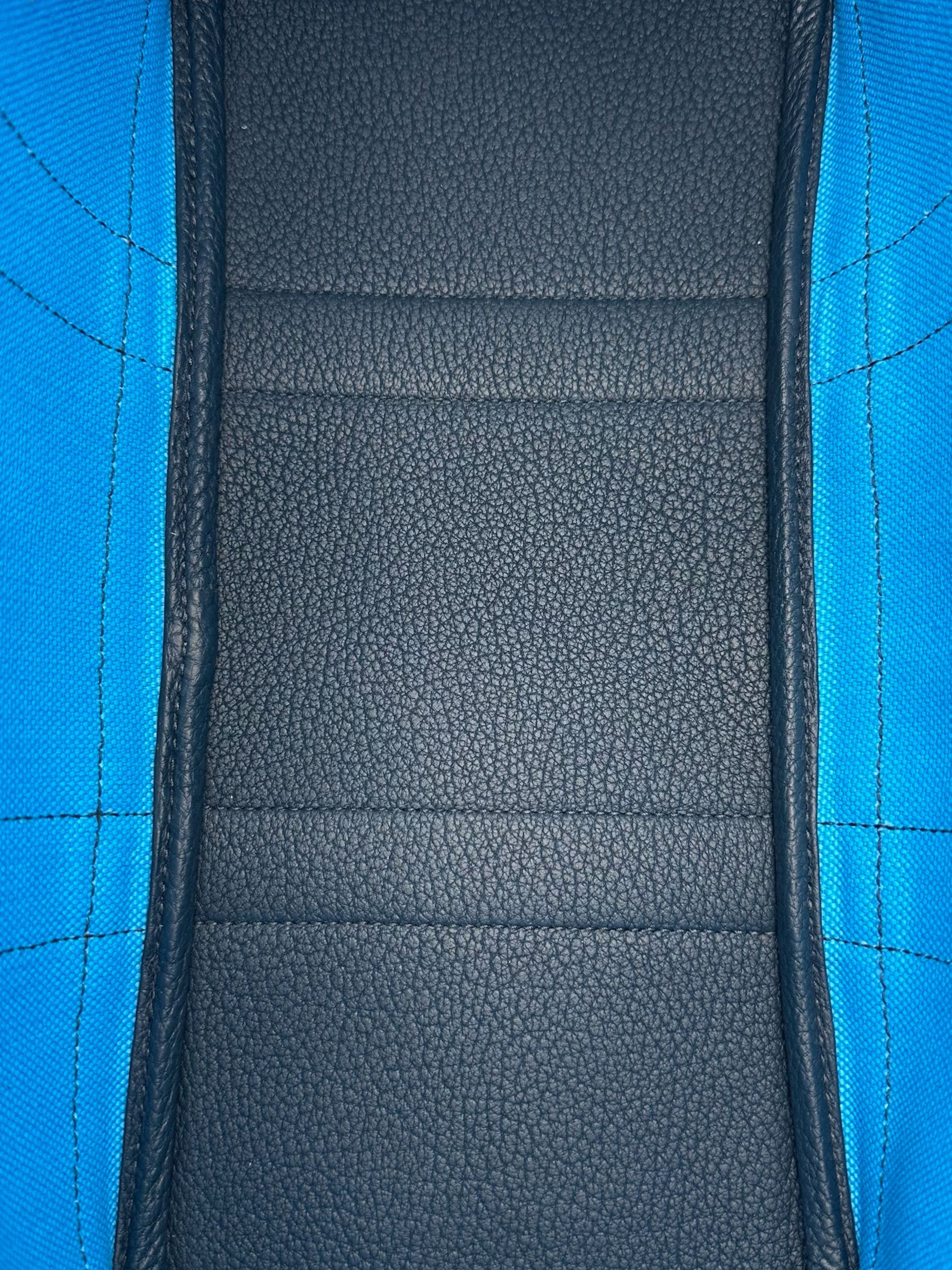 Hermès Garden Party 30 Toile Militaire / Negonda Blue Riviera