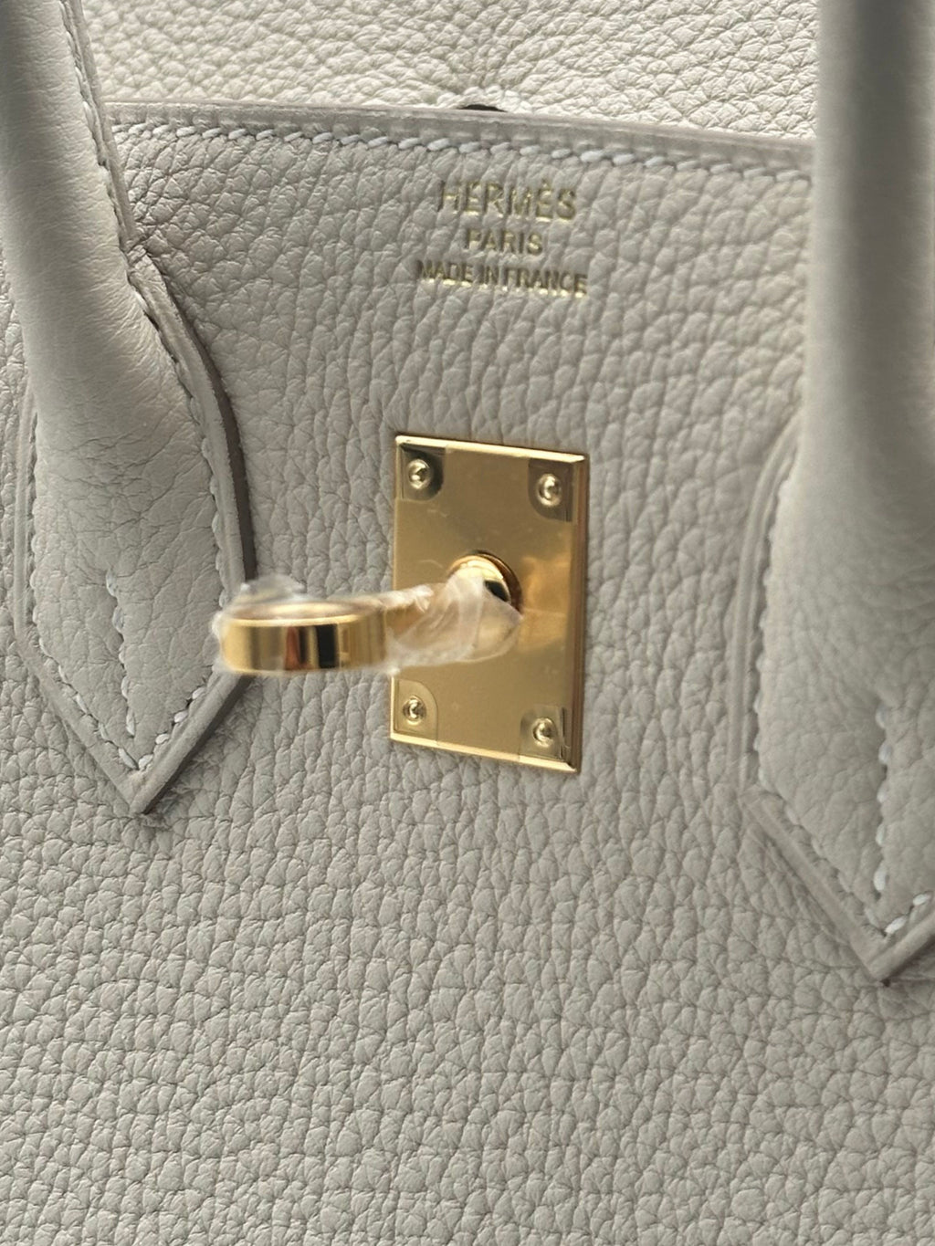 Hermès Birkin 25 Togo Craie Herrajes dorados