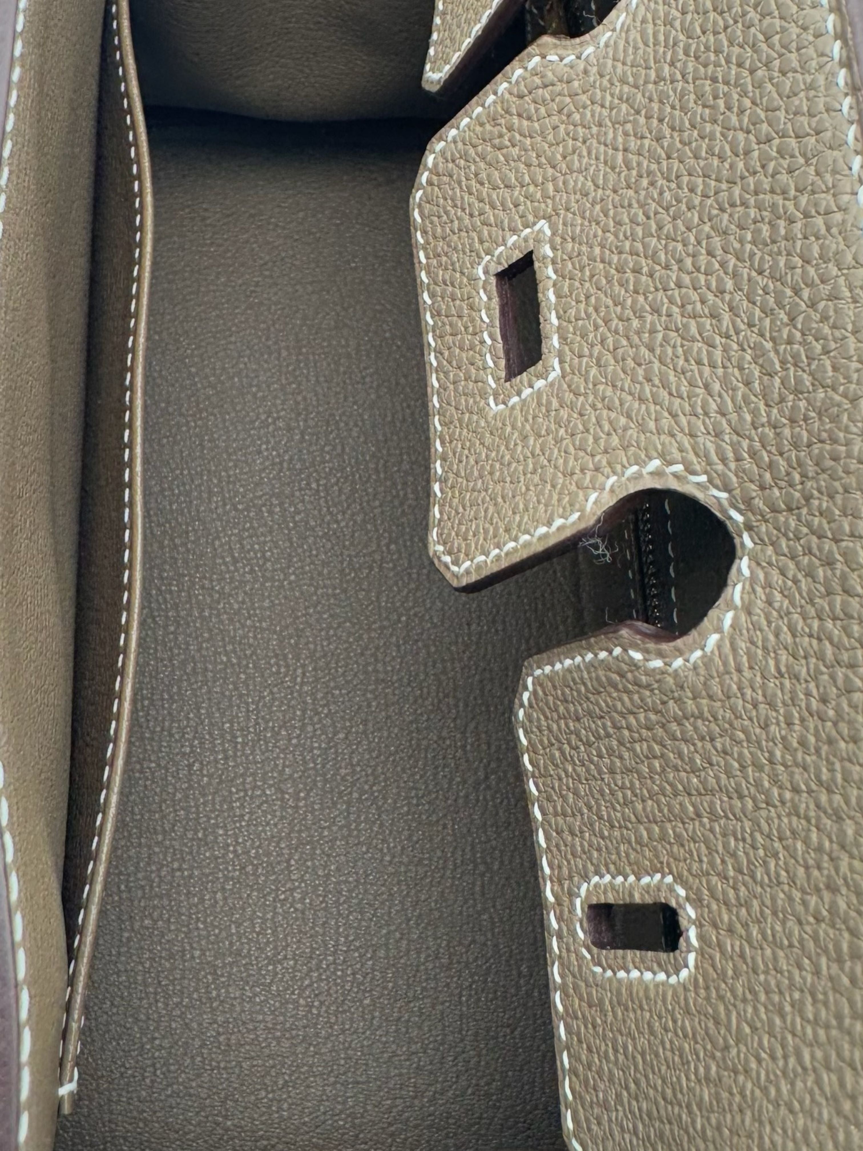 Hermès Birkin 25 Togo Etoupe Gold Hardware