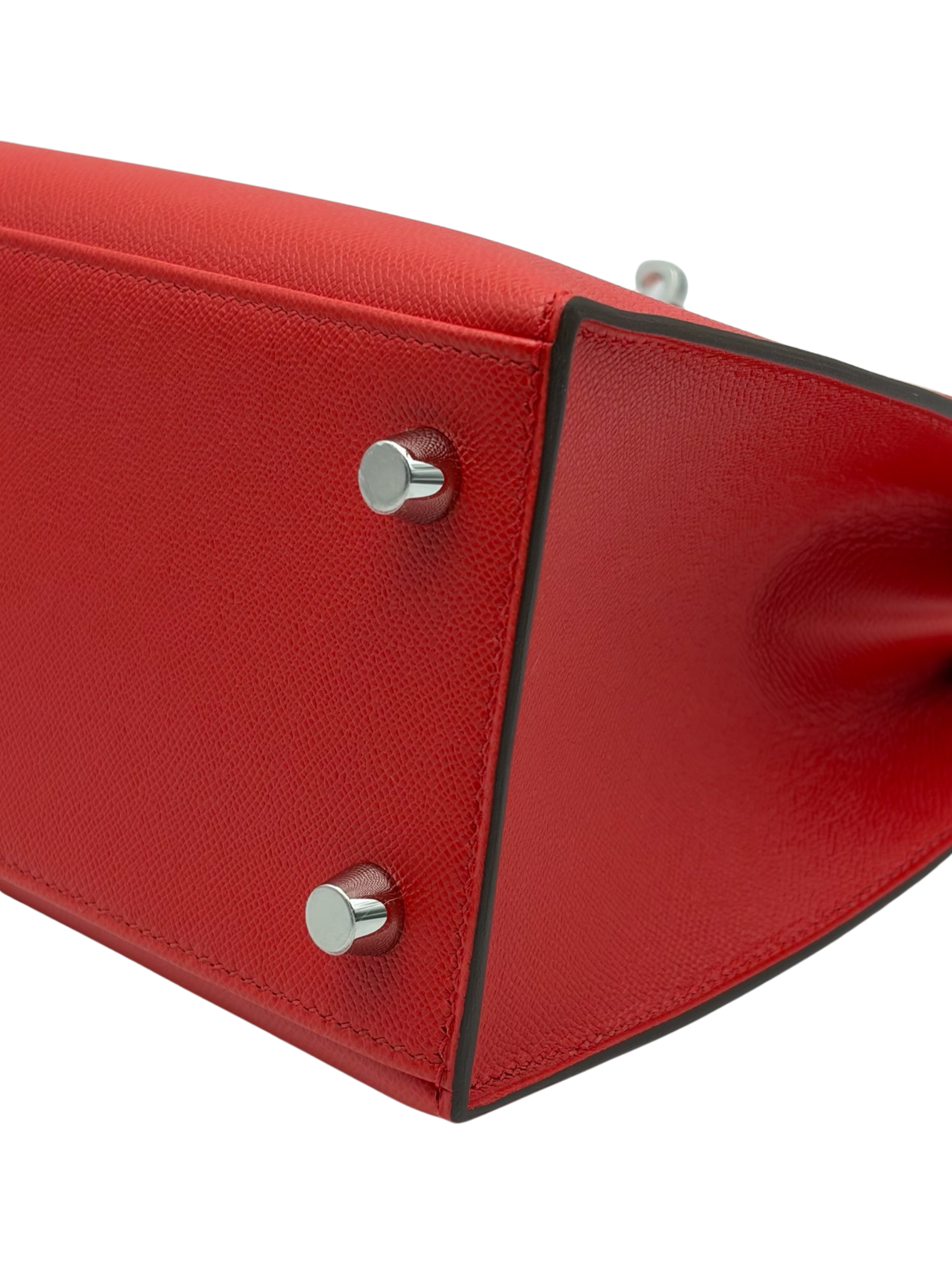 Hermès Kelly 25 Madame Rouge de Coeur Palladium Hardware