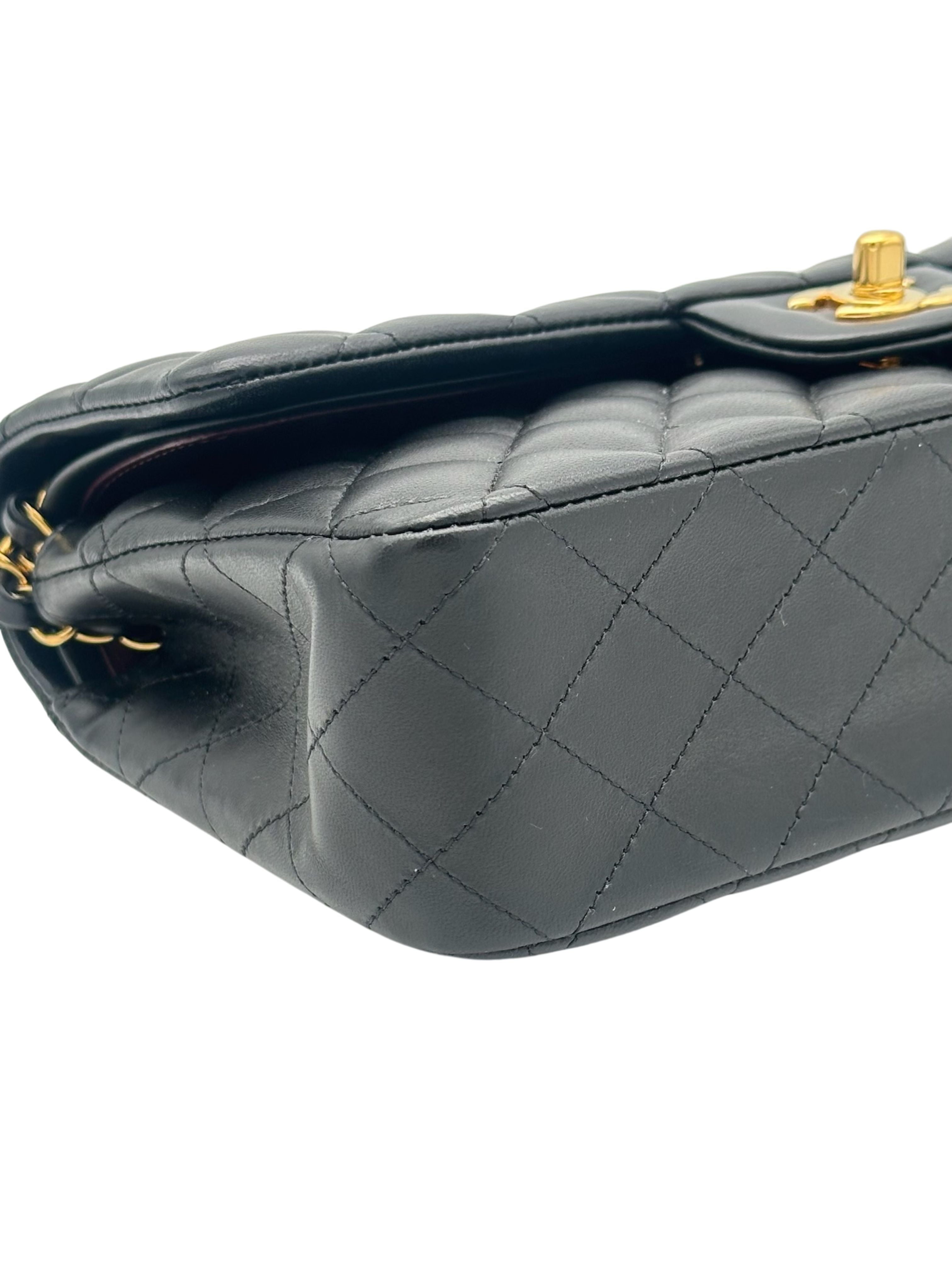 Chanel Classic Medium Black Lambskin