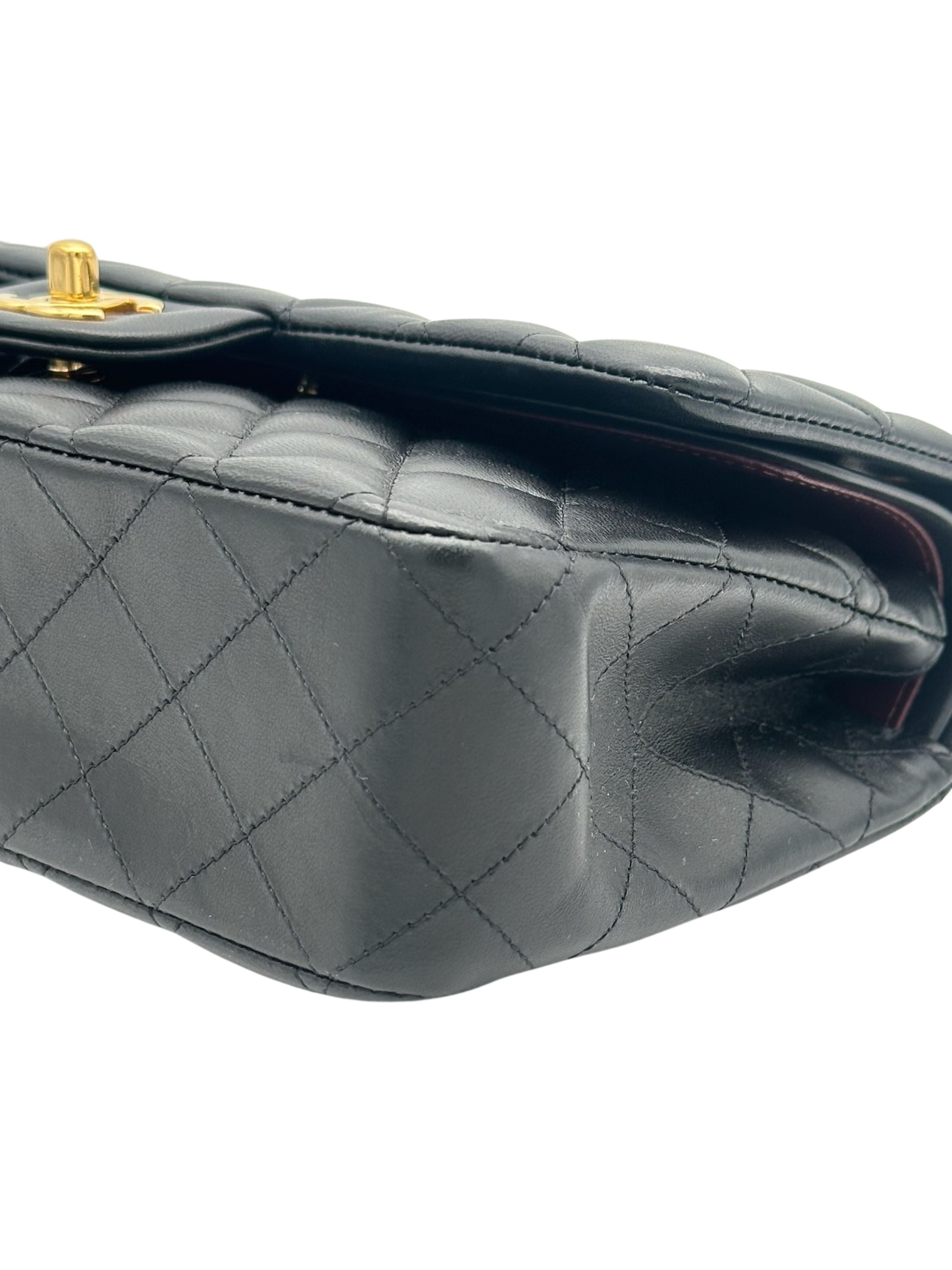 Chanel Classic Medium Black Lambskin
