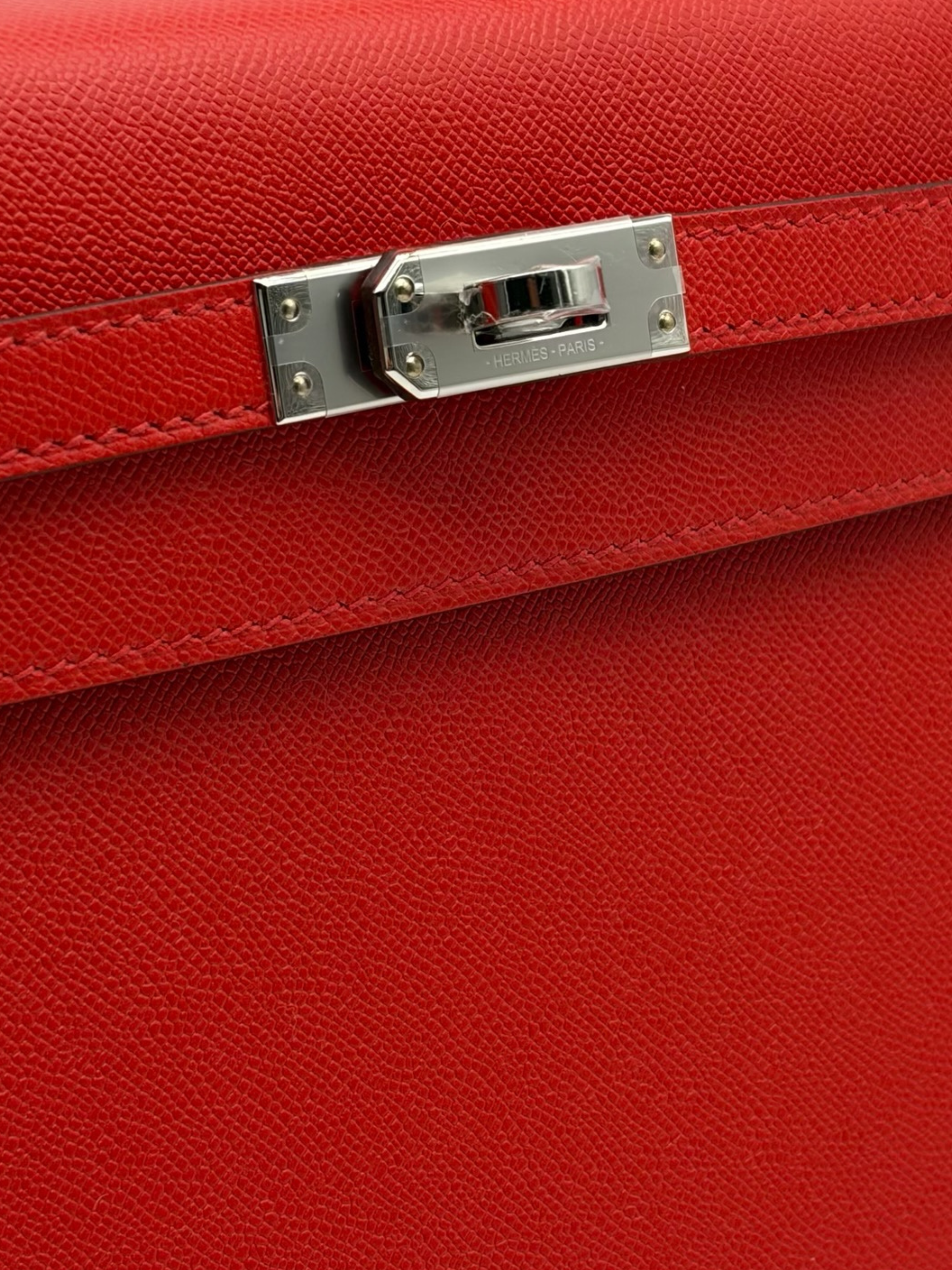 Hermès Kelly 25 Madame Rouge de Coeur Palladium Hardware