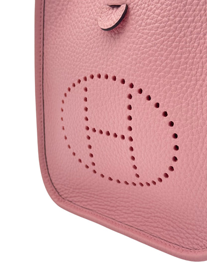 Hermès Evelyne Mini Clemence Rose Sakura