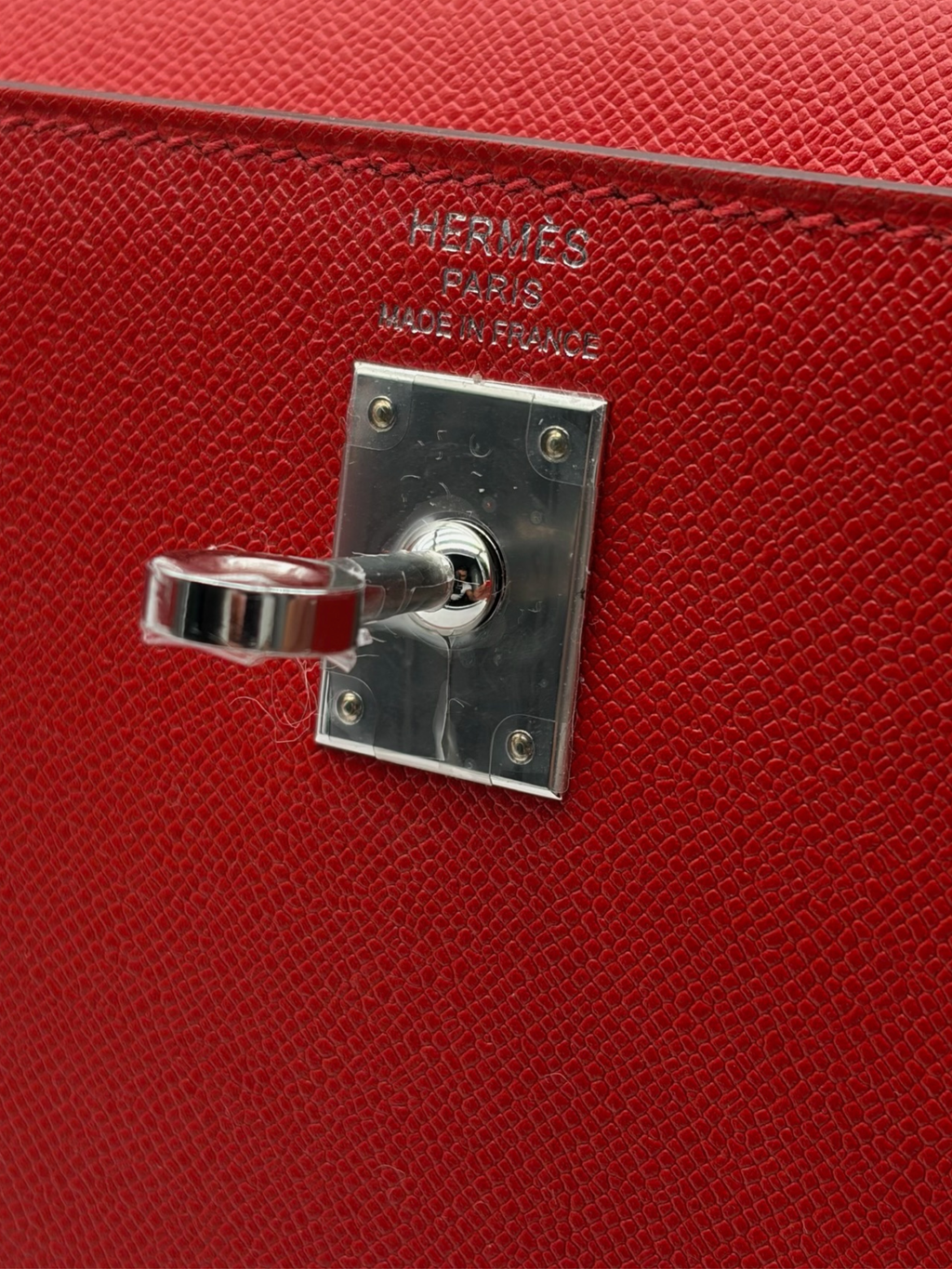 Hermès Kelly 25 Madame Rouge de Coeur Palladium Hardware